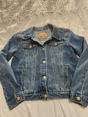 Levi's Kids Blue Denim Trucker Jacket